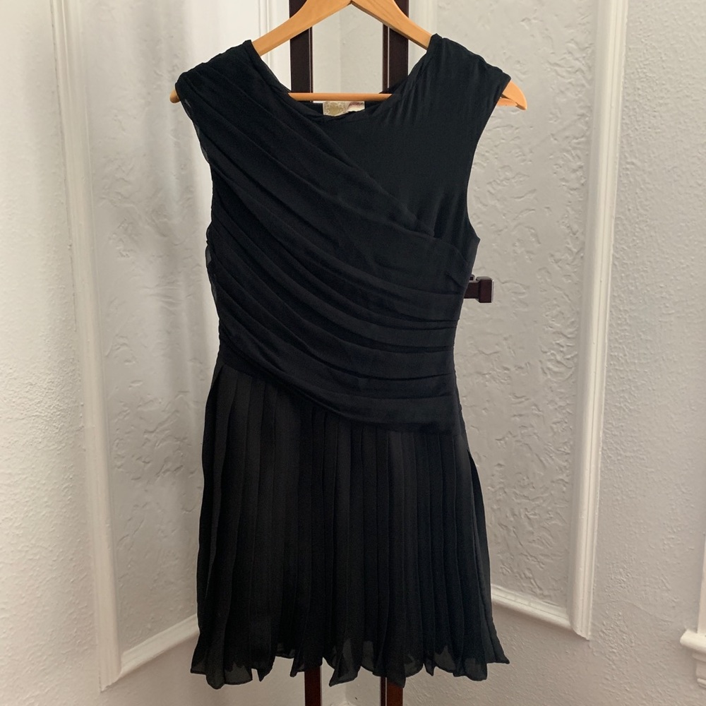 Tracy Reese Black Pleated Dress